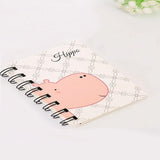 Cute Animal Mini Cartoon Notebook, Flip Coil, Student Carry Pocket Notebook