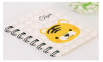 Cute Animal Mini Cartoon Notebook, Flip Coil, Student Carry Pocket Notebook