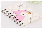 Cute Animal Mini Cartoon Notebook, Flip Coil, Student Carry Pocket Notebook