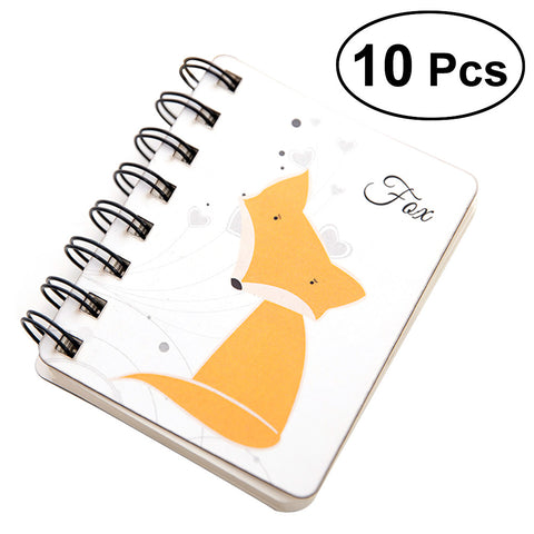 Mini Cartoon Animal Notebook Diary Book Portable Notepad Pocket Travel Journal Notebook