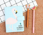 Cute Flamingo Hardcover Notebook Diary Pocket Notepad Promotional Gift Stationery Bullet Journal