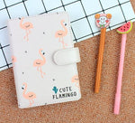 Cute Flamingo Hardcover Notebook Diary Pocket Notepad Promotional Gift Stationery Bullet Journal