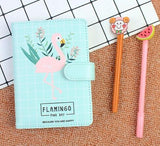 Cute Flamingo Hardcover Notebook Diary Pocket Notepad Promotional Gift Stationery Bullet Journal